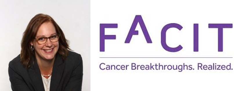 Rebecca Laposa and FACIT logo